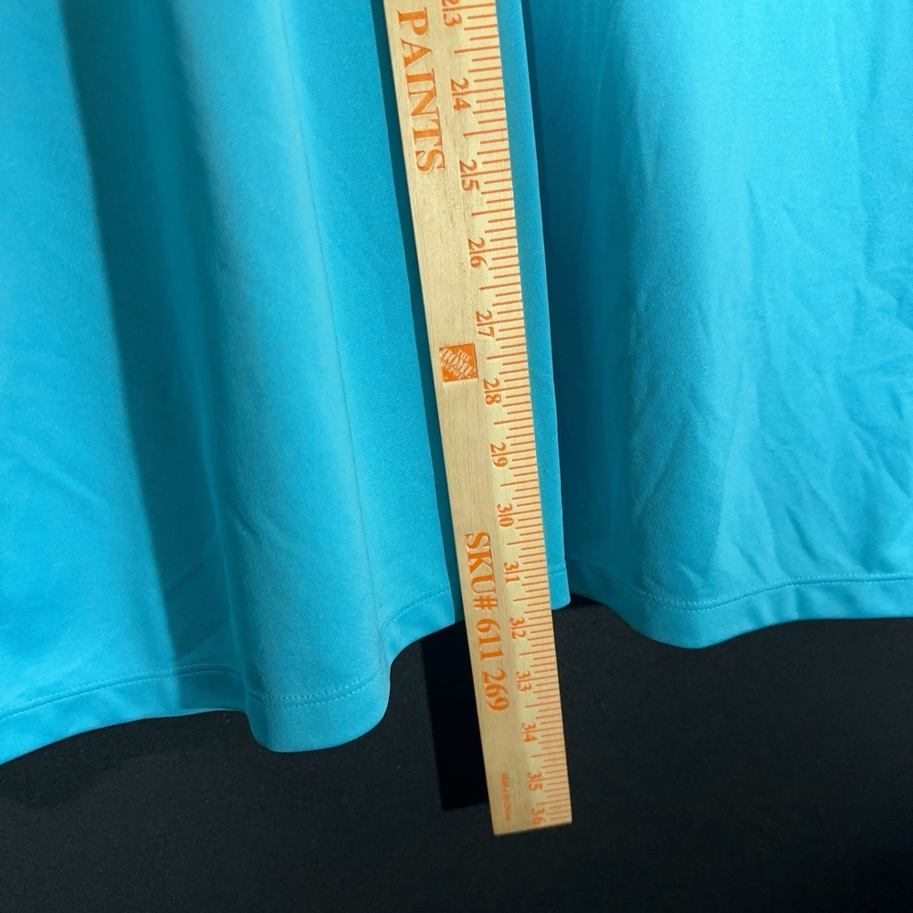 Nike Golf Men's XL Teal Dri-Fit Performance Polo Golf Shirt Vented Athletic Fit - Picture 10 of 11